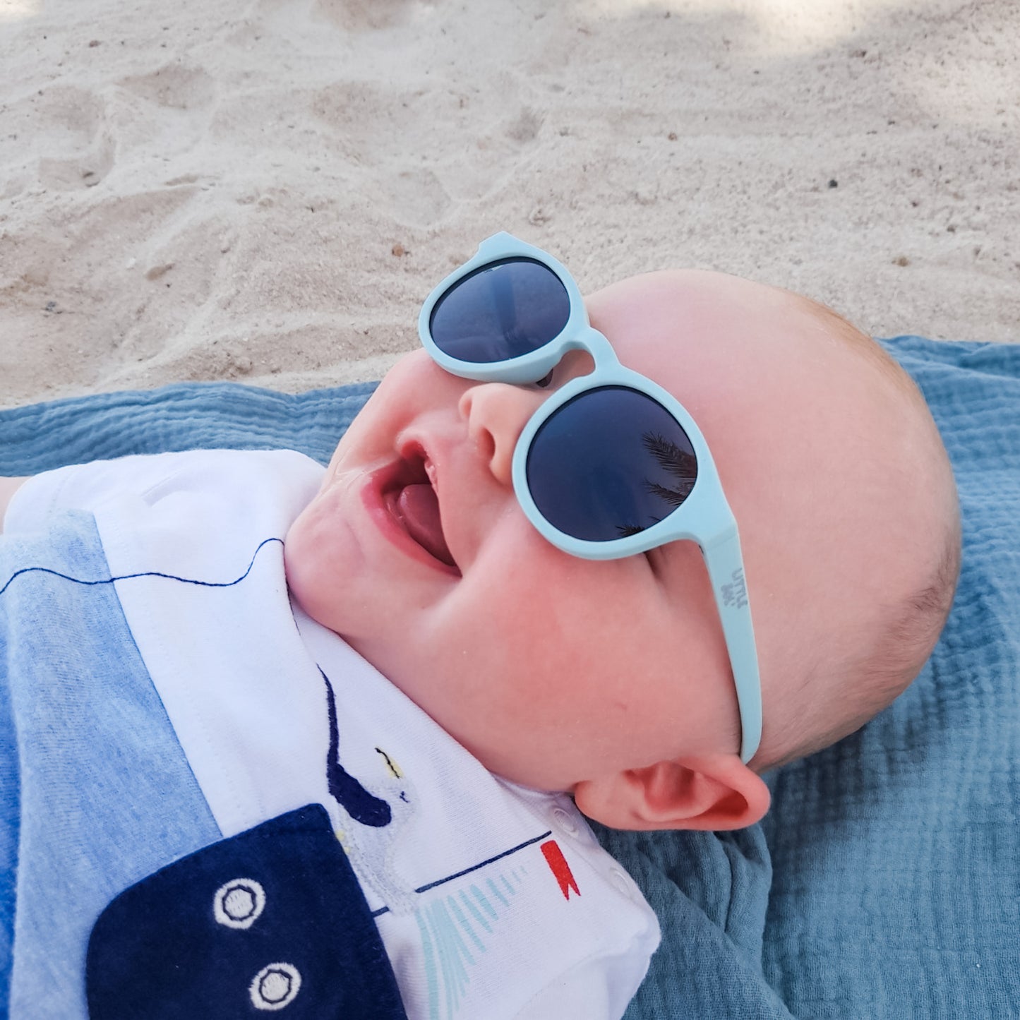 James - Blue Mist Baby Sunglasses