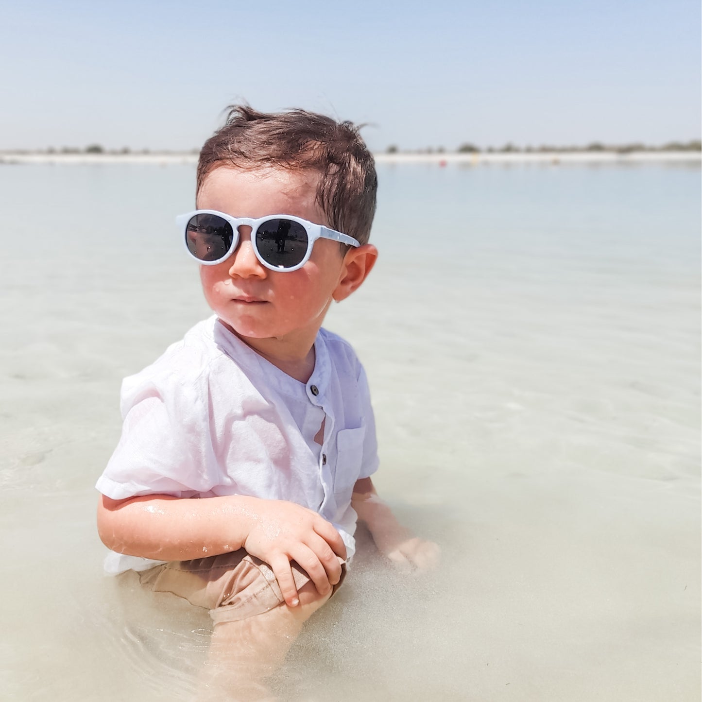 James - Blue Mist Baby Sunglasses